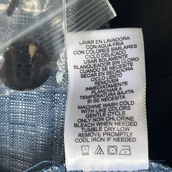 Derek Lam Blue Button Front Wide Strap Dress 10 - Picture 9 of 13